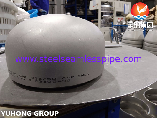 Εφοδιασμός σωλήνων ASTM A815 SAF2507 / UNS S32750 Super Duplex Cap B16.9 BW