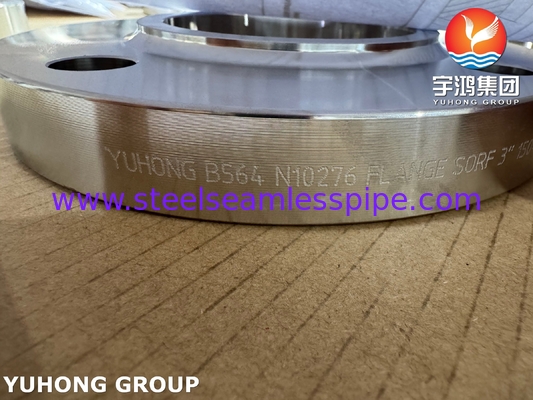 ASTM B564 UNS N10276 Νικελικό κράμα Slip On Flange / Hastelloy C276 SORF Flange