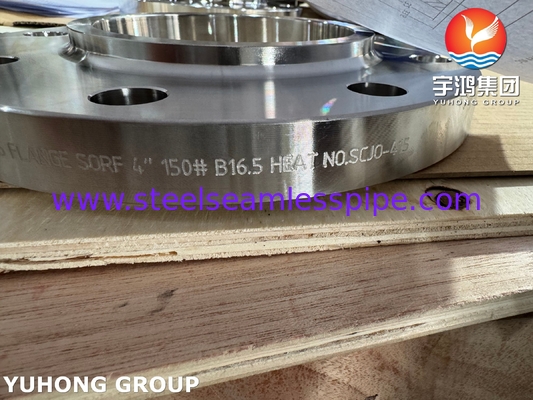 ASTM B564 UNS N10276 Νικελικό κράμα Slip On Flange / Hastelloy C276 SORF Flange