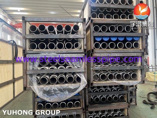 Υψηλής συχνότητας συγκόλληση ASTM A106 Gr.B Carbon Steel Fin Pipe For Heater