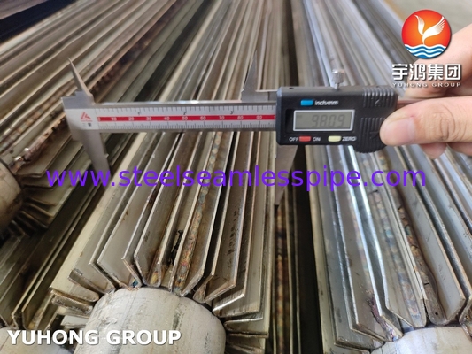 ASTM A106 A333 A179 A210, P5 P11 P22 P9, Διαμήκη φτερωτή σωλήνα