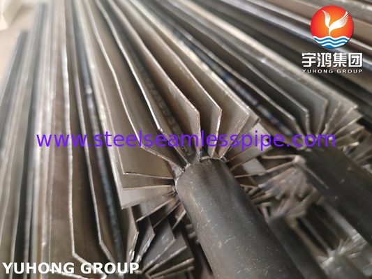 304 Φινέδες σωλήνες ASTM A249 U-Bend διαμήκους τύπου για την πετροχημική βιομηχανία