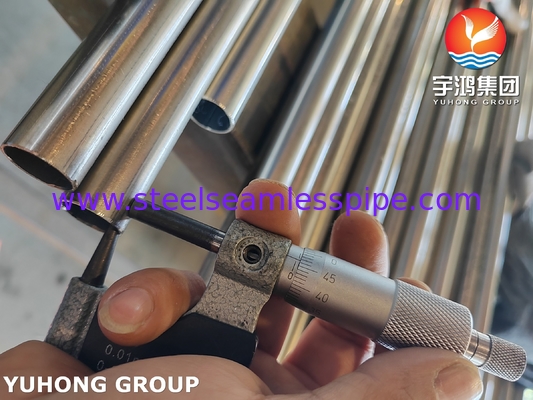ASTM A249 TP316L Φωτεινός αναμμένος σωλήνας από ανοξείδωτο χάλυβα συγκολλημένος σωλήνας ανταλλακτή θερμότητας