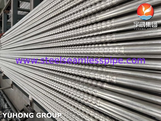 ASME SA312 / ASTM A312 TP310S κυματοειδής σωλήνας πτερυγίου για εναλλάκτη θερμότητας