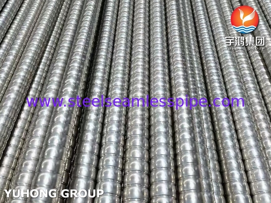 ASME SA312 / ASTM A312 TP310S κυματοειδής σωλήνας πτερυγίου για εναλλάκτη θερμότητας