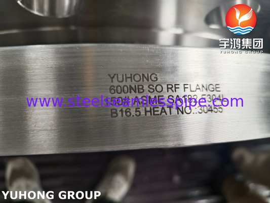 Φλάντζα από ανοξείδωτο χάλυβα ASME SA182 F304L Slip On SO Raised RF