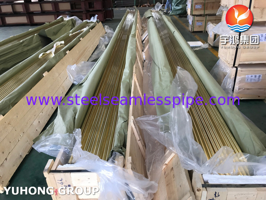 ASTM B111 / ASME SB111 C44300 Χαλκό σωλήνα για χρήση σε θερμοανταλλάκτη συμπυκνωτή
