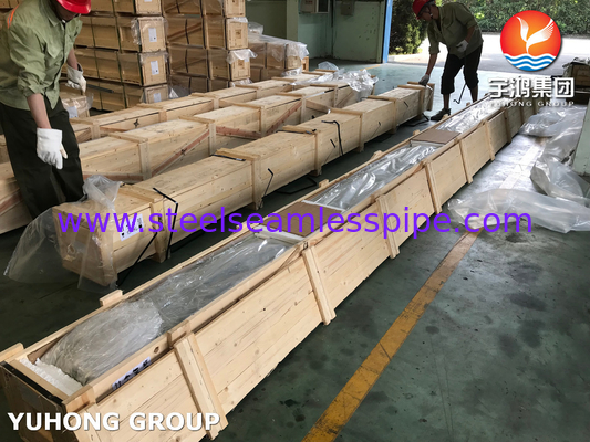 ASTM B111 / ASME SB111 C44300 Χαλκό σωλήνα για χρήση σε θερμοανταλλάκτη συμπυκνωτή