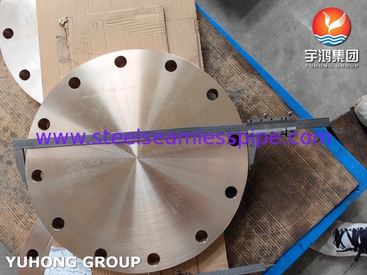 ASTM B283 UNS C70620 Φλάνσα από κράμα χαλκού νικελίου πλαστική τυφλή φλάνσα BLRF