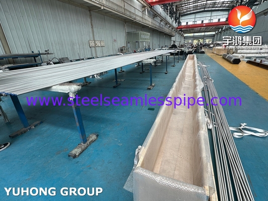ASME SA249 TP316L Ζυγισμένο σωλήνα από ανοξείδωτο χάλυβα υψηλής αντι-διάβρωσης για σωλήνα εναλλάκτη θερμότητας
