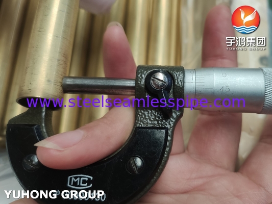 JIS H3300 C6872T / ASTM B111 C68700 Αλουμινένιο χάλκινο σωλήνα
