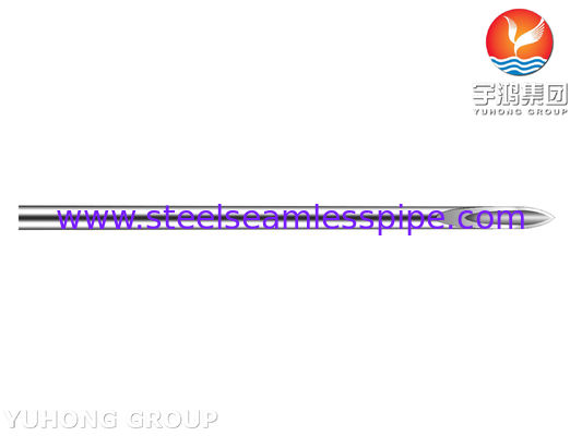 Σωλήνας βελόνας έγχυσης ISO7864 SUS304, Κεκλιμένη μύτη, Ιατρική υποδερμική βελόνα