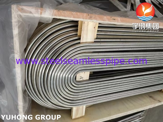 ΑΣTM A213 TP304 304L Ατσάλινο κυματοειδές σωλήνα U Bend Heat Exchanger Tube