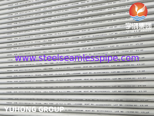 ASTM A213 TP316 TP316L Χάλυβα από ανοξείδωτο χάλυβα