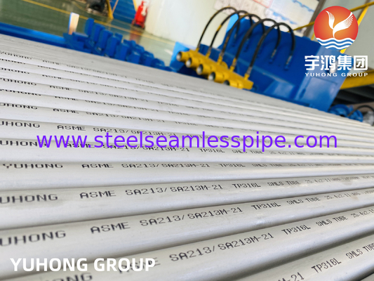 ASTM A213 TP316 TP316L Χάλυβα από ανοξείδωτο χάλυβα
