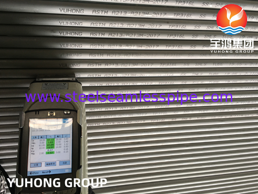 ASTM A213 TP316 TP316L Χάλυβα από ανοξείδωτο χάλυβα