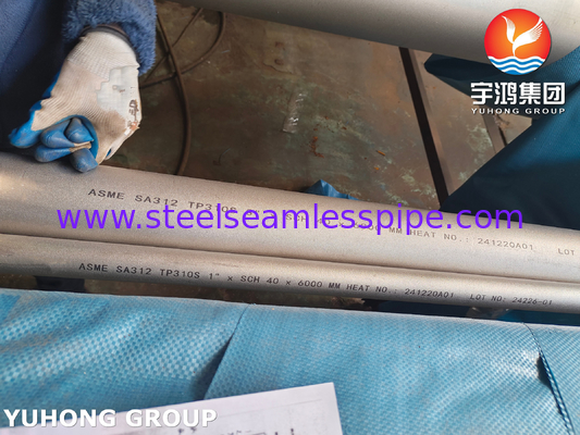 ASME SA312 TP310S / UNS S31008 Χάλυβα από ανοξείδωτο χάλυβα