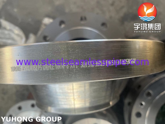 ASTM A182 F5 Φλάνσα από κράμα χάλυβα ASME B16.5 Φλάνσα λαιμού συγκόλλησης με σφυρηλατημένο ορίζοντα