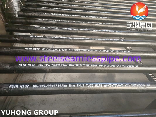 ASME SA192 / ASTM A192 Χωρίς ραφές σωλήνας από χάλυβα άνθρακα για χρήση σε θερμαντήρες αέρα και λέβητες