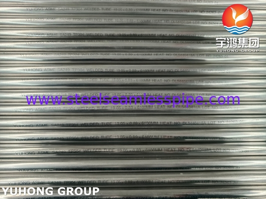 ASTM A249 TP304 Ζυγισμένος σωλήνας από ανοξείδωτο χάλυβα φωτεινό αναψυγμένο για θερμοανταλλάκτη λέβητα