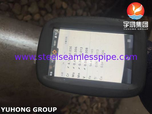 ASTM A335 / ASME SA335 P5 Νικελικό κράμα σωλήνα χωρίς έλξη για υψηλής θερμοκρασίας υπηρεσία