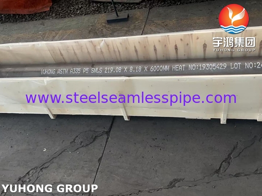ASTM A335 / ASME SA335 P5 Σύνθετος σωλήνας χάλυβα για υψηλής θερμοκρασίας