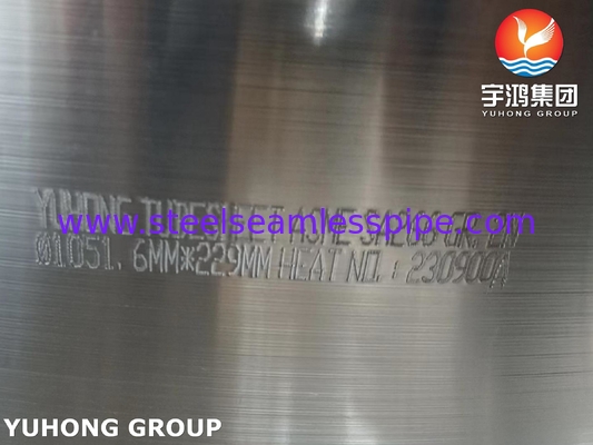 Εικόνα σωλήνα για εναλλάκτη θερμότητας ASME SA266 Gr.2N σύμφωνα με την ASME Sec VIII