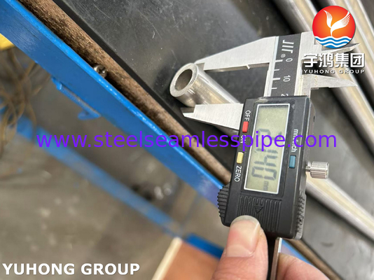 ASTM B163 N04400 Άλυτος χάλυβα αδιάβροχο σωλήνα σε συμπυκνωτή και εναλλάκτη θερμότητας