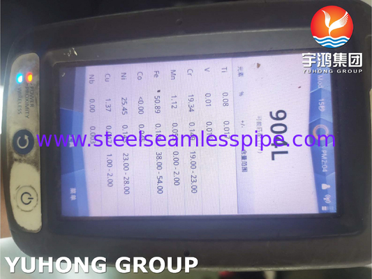 ASTM A312 TP904L Χάλυβα από ανοξείδωτο χάλυβα