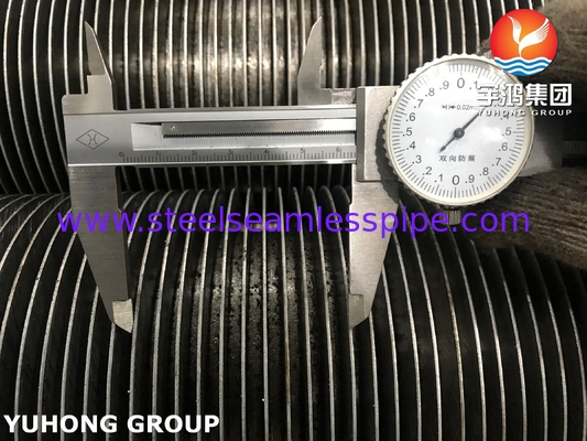 ASTM A213 T9 Υψηλής συχνότητας συγκολλημένος σωλήνας στερεών πτερυγίων για φούρνους μεταρρυθμιστών
