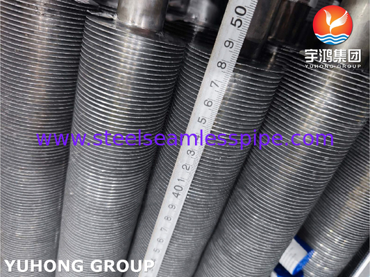 Σύνθεση νικελίου ASTM B163 N08825 Incoloy 825 Τύπος με εξωρισμένο πτερύγιο με πτερύγιο αλουμινίου
