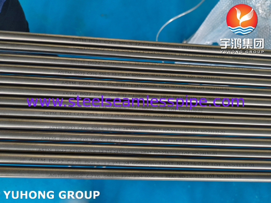 TUBERIA DE NIQUEL HASTELLOY TUBE ASTM B622 Hastelloy C276 Επεξεργασία πετρελαίου και φυσικού αερίου