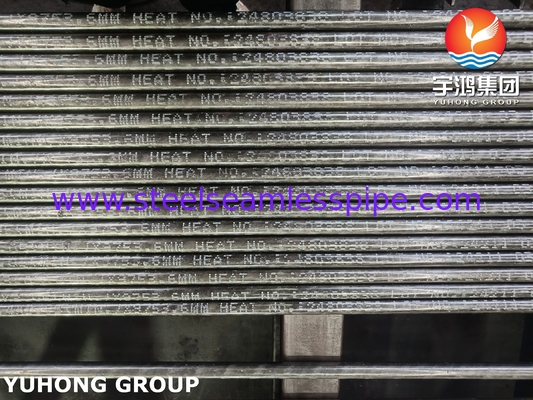 Χάλυβας κράματος αδιάβροχο σωλήνα ASTM A213 ASME SA213 βαθμίδα T5, T9, T11, T22 Για θερμοανταλλάκτη