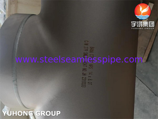 ΑΣTM B466 C70600 Χάλκινο νικελικό κράμα Fitting Equal Tee B16.9
