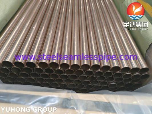 ASTM B111 C70600 Χωρίς συγκόλληση σωλήνες 90 10