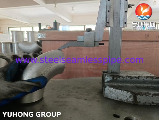 ΑΣΤΜ A403 / ASME SA403 WP316 / WP316L Ατσάλι από ανοξείδωτο χάλυβα χωρίς συγκόλληση στη μύτη 90 μοίρες αγκώνα Β16.9