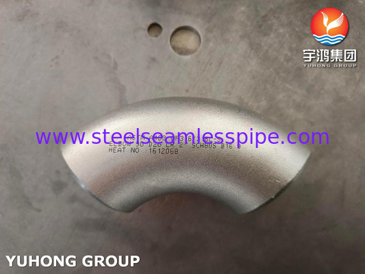 ΑΣΤΜ A403 / ASME SA403 WP316 / WP316L Ατσάλι από ανοξείδωτο χάλυβα χωρίς συγκόλληση στη μύτη 90 μοίρες αγκώνα Β16.9