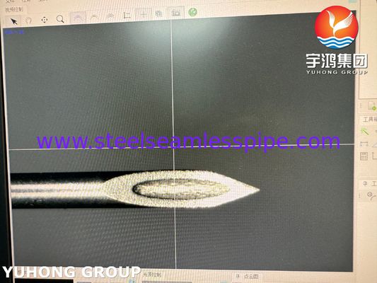 Σωλήνας βελόνας με λοξότμηση οπίσθιας κοπής από ανοξείδωτο χάλυβα 26G για ιατρική διάτρηση ISO9626 SUS304