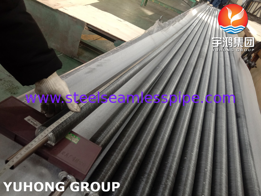 ASME SB163 N04400 Ενσωματωμένος σωλήνας φιν με φιν αλουμινίου για ψυγείο αέρα και επαναθέρμανση αερίου