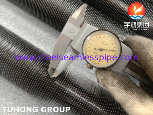 ASME SB163 N04400 Ενσωματωμένος σωλήνας φιν με φιν αλουμινίου για ψυγείο αέρα και επαναθέρμανση αερίου