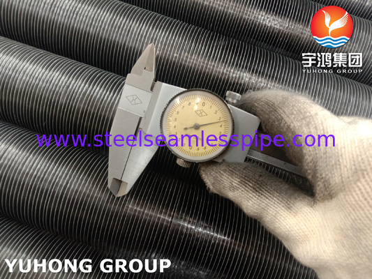 ASME SB163 N04400 Ενσωματωμένος σωλήνας φιν με φιν αλουμινίου για ψυγείο αέρα και επαναθέρμανση αερίου