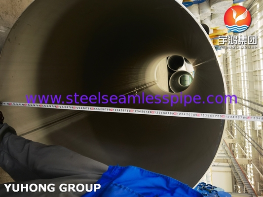 ASTM A358 / ASME SA358 TP316L Ζυγισμένοι σωλήνες από ανοξείδωτο χάλυβα, που έχουν παρασκευαστεί και αναψυχθεί για χημικό αέριο πετρελαίου