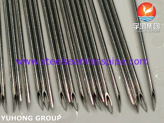 21G Lancet Point Injection Needle Ιατρική ποιότητα Ατσάλινο σωλήνα βελόνας ISO9626 SUS304