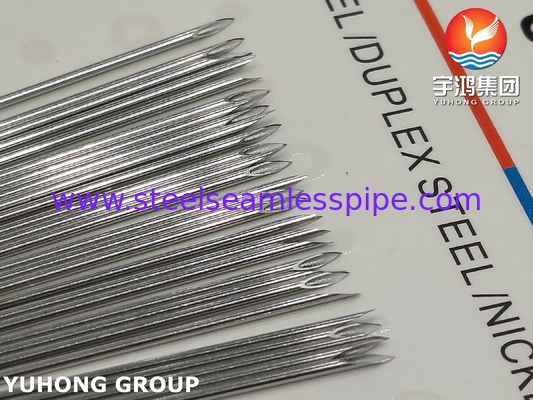 21G Lancet Point Injection Needle Ιατρική ποιότητα Ατσάλινο σωλήνα βελόνας ISO9626 SUS304
