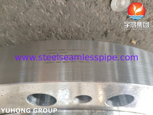 ASME SA336 F11 Cl2 Κάλυψη καναλιών Μεγάλα σφυρηλατητήρια για αντιδραστήρα υδρογόνωσης πετροχημικών