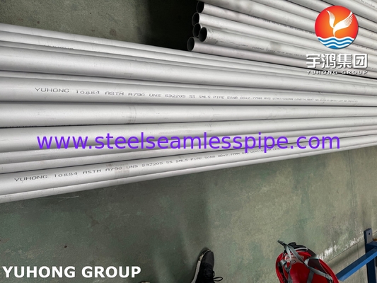 ASTM A790 / ASME SA789 S32205 Διπλό ατσάλινο άψογο σωλήνα για βιομηχανικά πετρέλαιο και αέριο