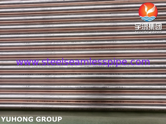 ASTM B111 UNS C70600 O61 Τύπος χαλκού νικελίου, Cu90Ni10 Τύπος εναλλάκτη θερμότητας