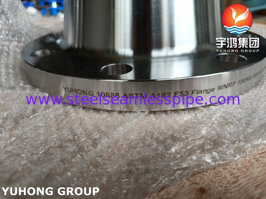Υπερ-διπλό 2507 φλέγγι ASTM A182 F53 UNS S32750 Υπερ-διπλό φλέγγι λαιμού συγκόλλησης