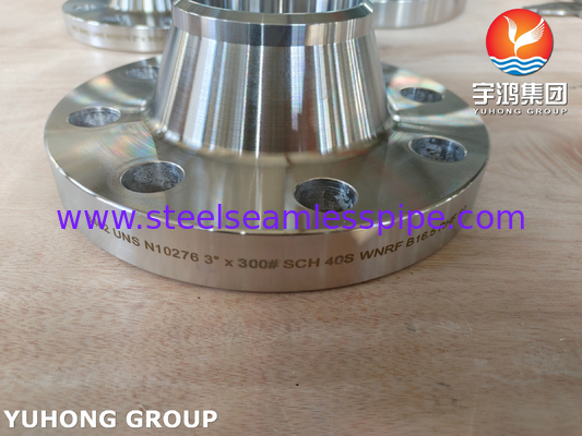 ASTM B564 N10276 Σφυρηλατημένη φλάντσα από χάλυβα νικελίου B16.5 για εφαρμογές υψηλής θερμοκρασίας