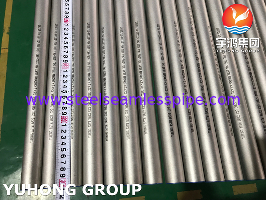 Αδιάβροχο σωλήνα από κράμα νικελίου ASTM B622 Hastelloy C22 UNS N06022 Για δοχεία αντιδραστήρων